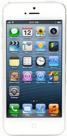 Смартфон Apple iPhone 5 32Gb White & Silver - Красноуральск