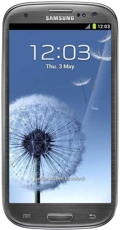 Смартфон Samsung Galaxy S3 GT-I9300 16Gb Titanium grey - Красноуральск
